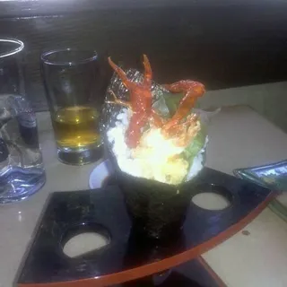 Soft Shell Crawfish Hand Roll