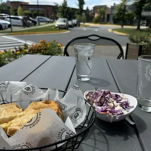 Paul's Favorite Grilled Cheese with cole slaw