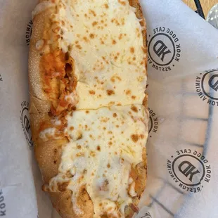 Chicken Parmesan sandwich