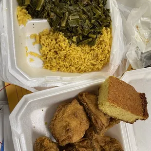 One fried chicken lunch!!