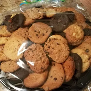 Cookie platter (without sugar or m&amp;m)