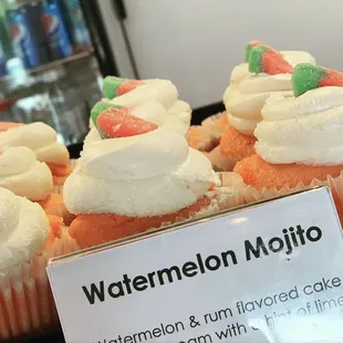 Watermelon Mojito cupcakes!