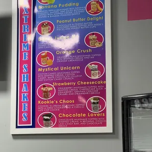 Milkshakes for days.......