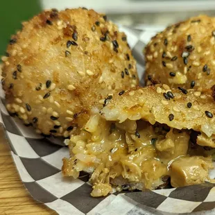 Kookoo ball, one of these has rancid meat and the smell affected how I ate and perceived the rest of the food