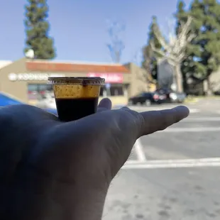 1/2 filled sauce container that they charge you for