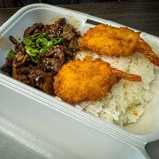Beef and Shrimp Bowl