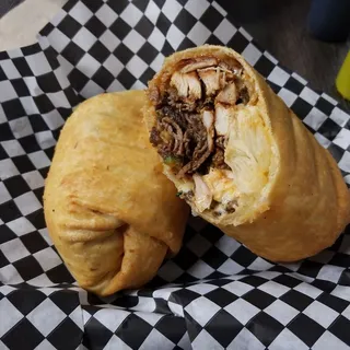 Half and Half Burrito