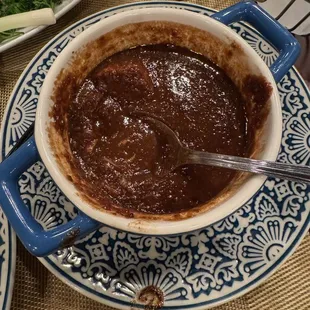 Khoresh Fesenjoon--Rich sauce which perfectly complements the stewed chicken