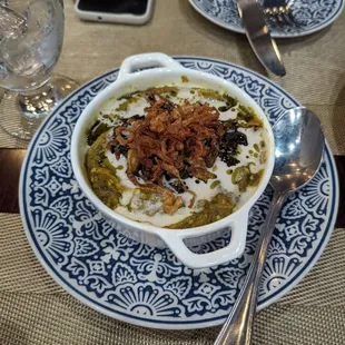 kashk bedamjan (persian eggplant and whey dip)