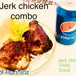 a plate of food and a drink