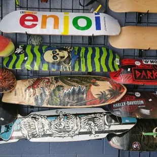 We build custom skateboards!