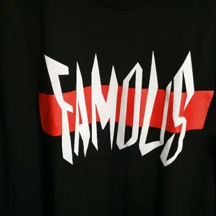 Famous t-shirts.