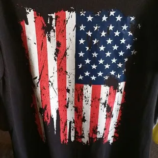 American flag t-shirts.