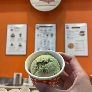 Matcha raspberry - single scoop