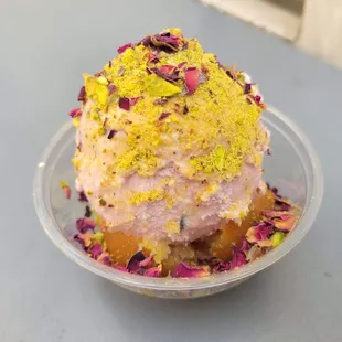 Gulab Jamun Sundae w/ Lotus &amp; Rose Kamala Blossom Ice Cream