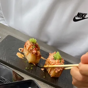 Crunchy rice cakes