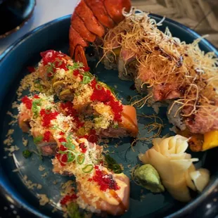 Salmon Volcano Roll
