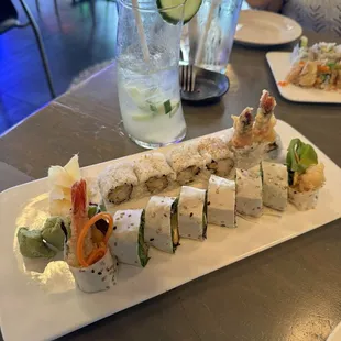 sashimi, sushi and sashimi, food, sushi