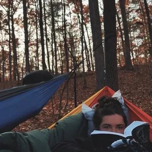 hammock and reading