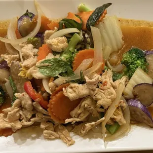 Undercooked eggplant