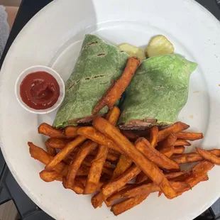 Ahi tuna wrap
