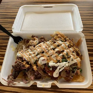 Barbecue nachos
