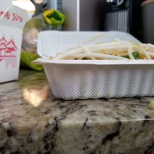 Thin packaging, small portion