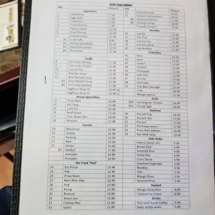 Oh... There's all your prices. Yikes!