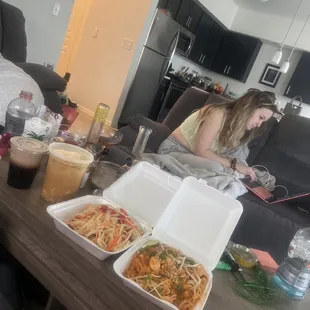 a woman working on her laptop