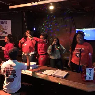 Crazy fun singers on the Kopa Karaoke stage