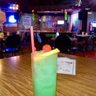 "Blue Hawaiian"; $3.75!