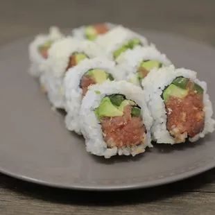 a closeup of the roll