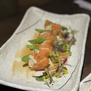 Truffle Salmon Blue Crab