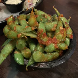 Garlic Edamame