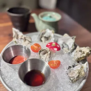 oysters and mussels, food