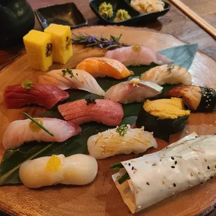sushi and sashimi