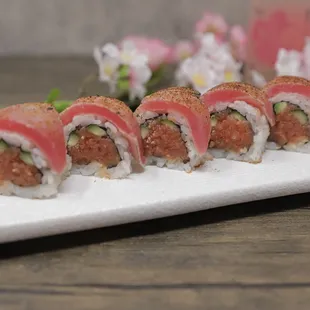 sashimi, sushi, sushi and sashimi, food