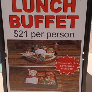 Lunch buffet, great deal for the quality