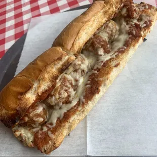 Meatball hoagie