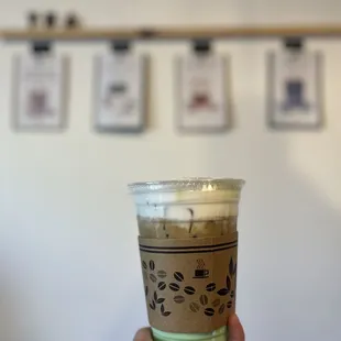 Iced Pandan kopi