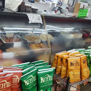 They always have a lot of Asian food in the deli case.