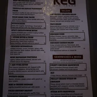Regular Menu