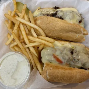 Philly cheesesteak