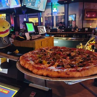 Taking a &quot;Chance&quot; on the pizza here.