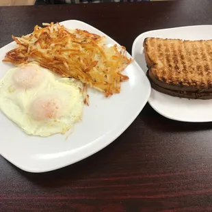 No meat traditional breakfast