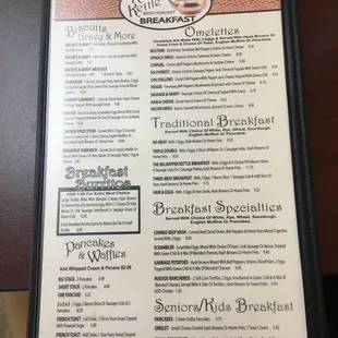 Breakfast Menu