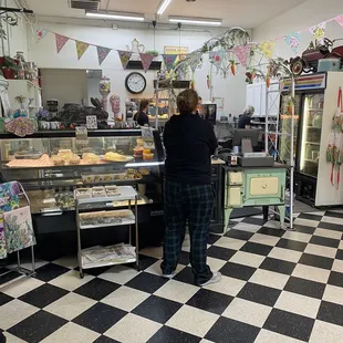 This is the front of the restaurant , put your name on a list &amp; pay for your bill. They also have items for sale, sweets, candles, soaps etc