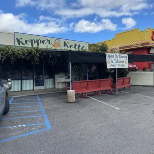 The front of the Kopper Kettle.