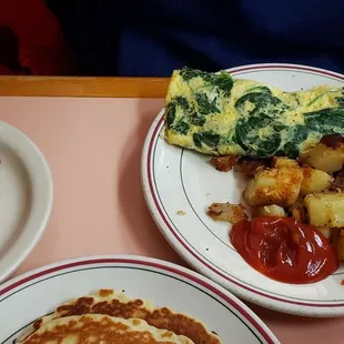 Spin Feta Omelet