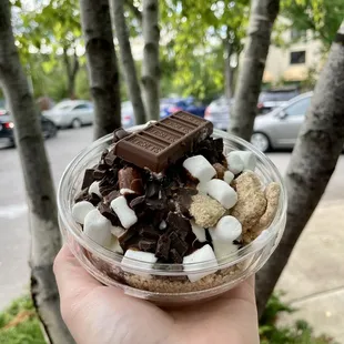 Jr s'mores sundae